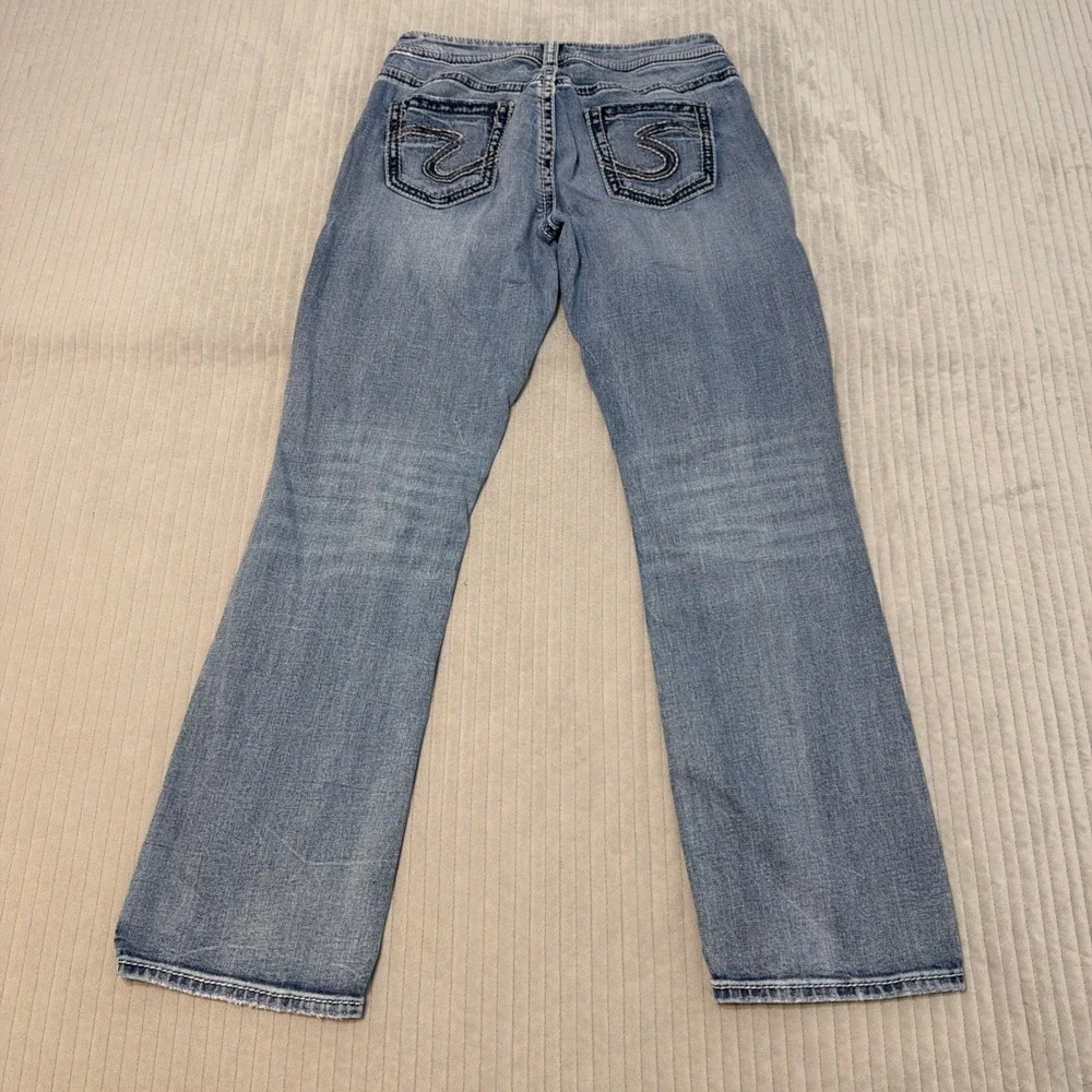 Silver Jeans Co Jeans Womens 29x31 Suki Mid Slim Boot Med Wash Denim
